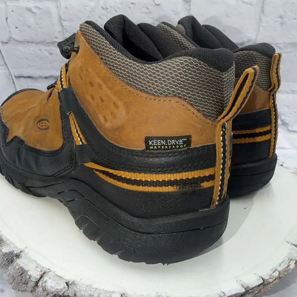 KEEN Targhee Mid Waterproof Youth Sz 6 Kids Boys Girls Boots Hiking Shoes School